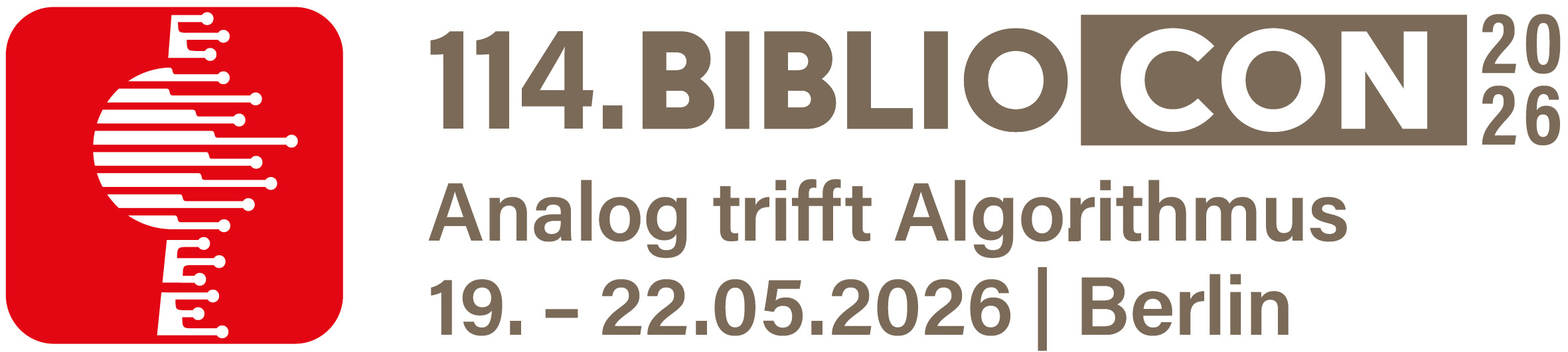 Website header/logo der 114. Bibliocon 2026